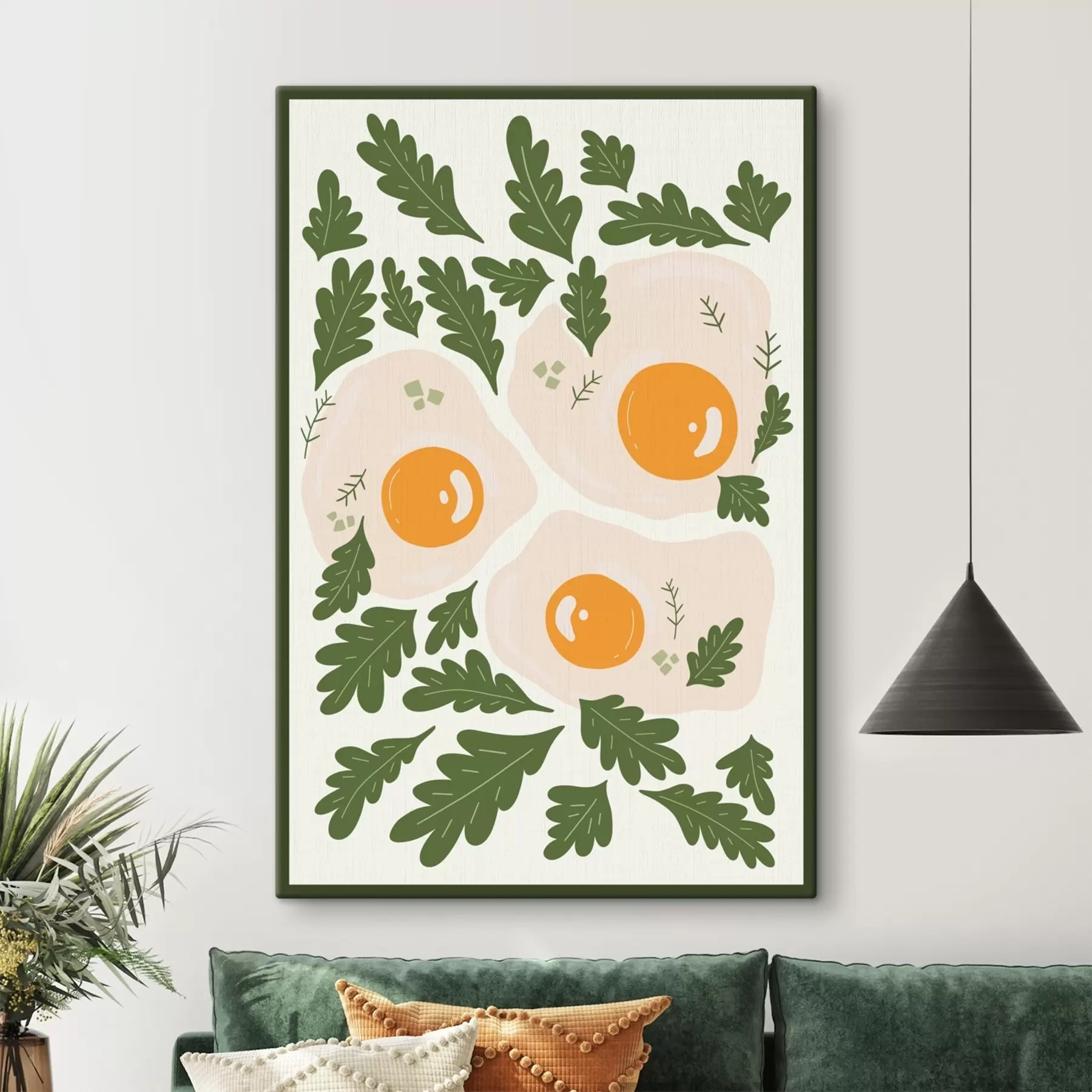 Obraz Obraz vajec a listů Č. s36860