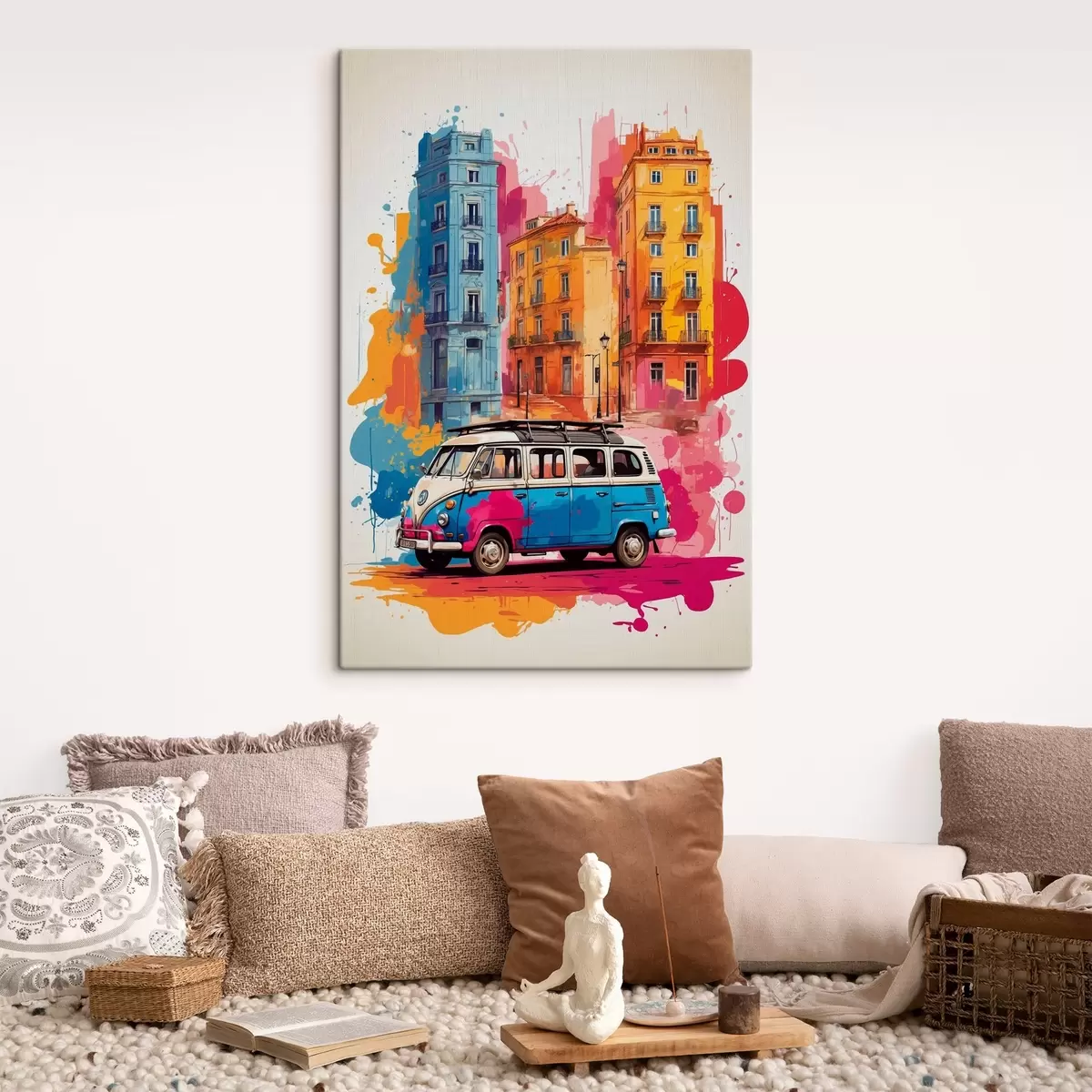 Obraz Barevná cesta městem Č. s38593