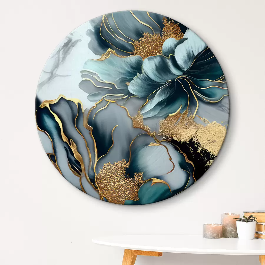 Obraz Zelená, azurová a botanika Č. r35447