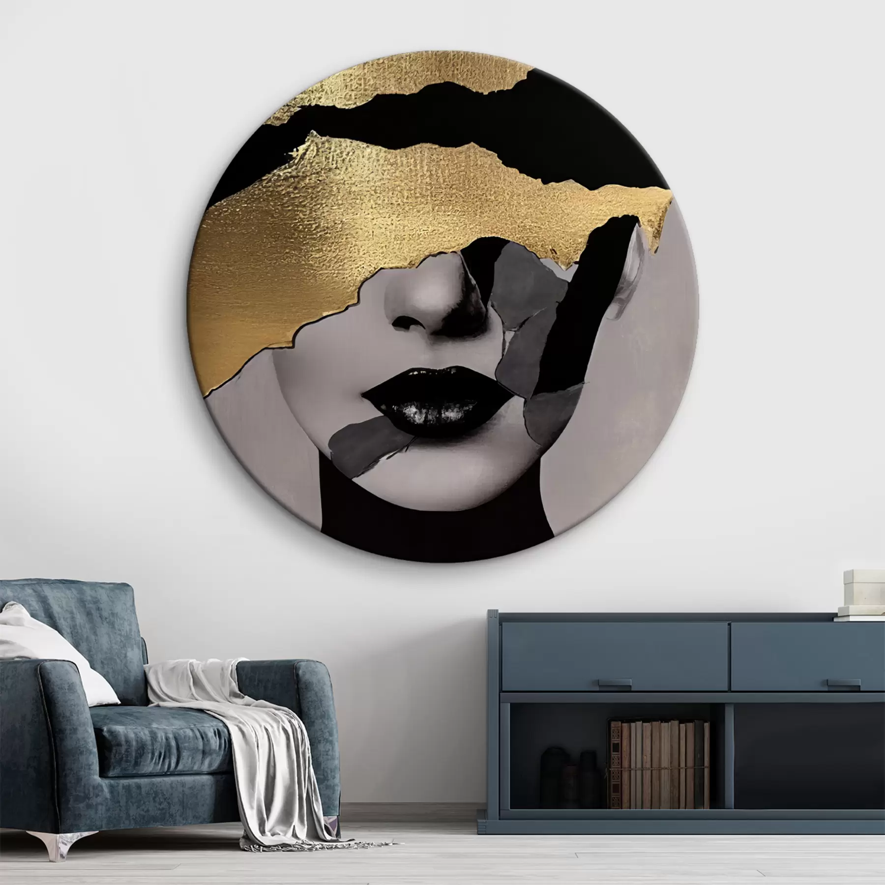 Obraz Fragmentovaná elegance s odvážnými kontrasty Č. r35520