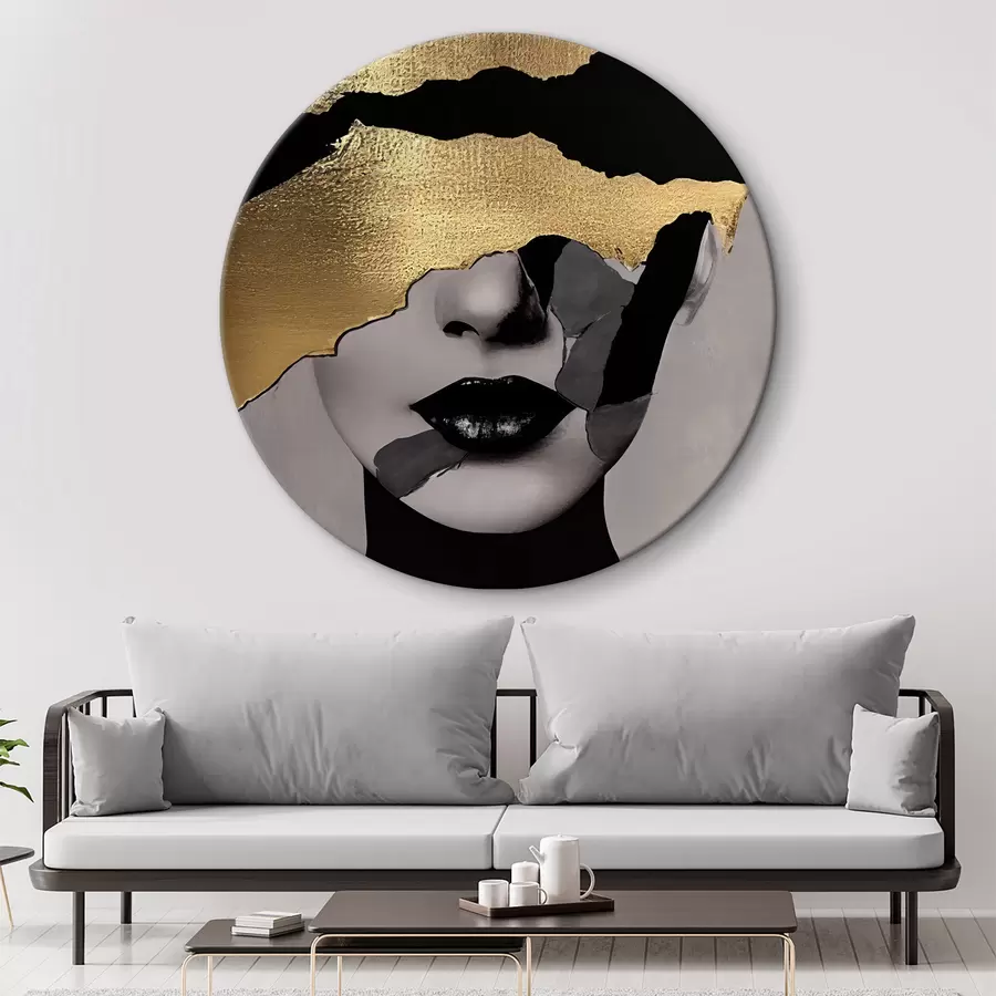 Fototapet Fragmentovaná elegance s odvážnými kontrasty r35520