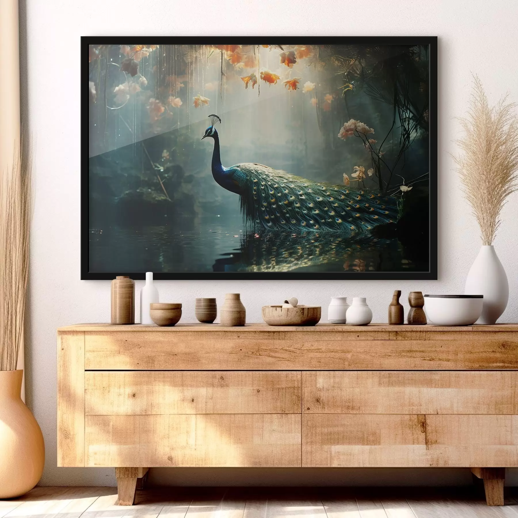 Fototapet Nádherný páv f41425