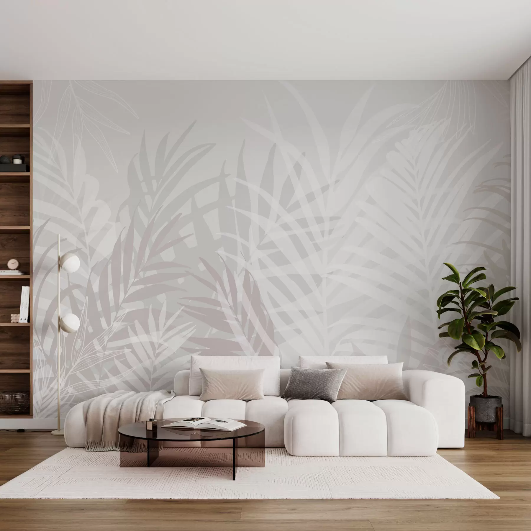 Fototapet Trendy tropické listy w02026