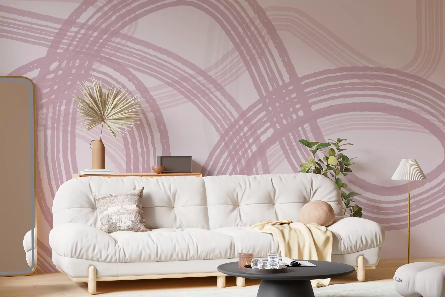 Fototapet Měkké víry v jemných tónech w00417v3