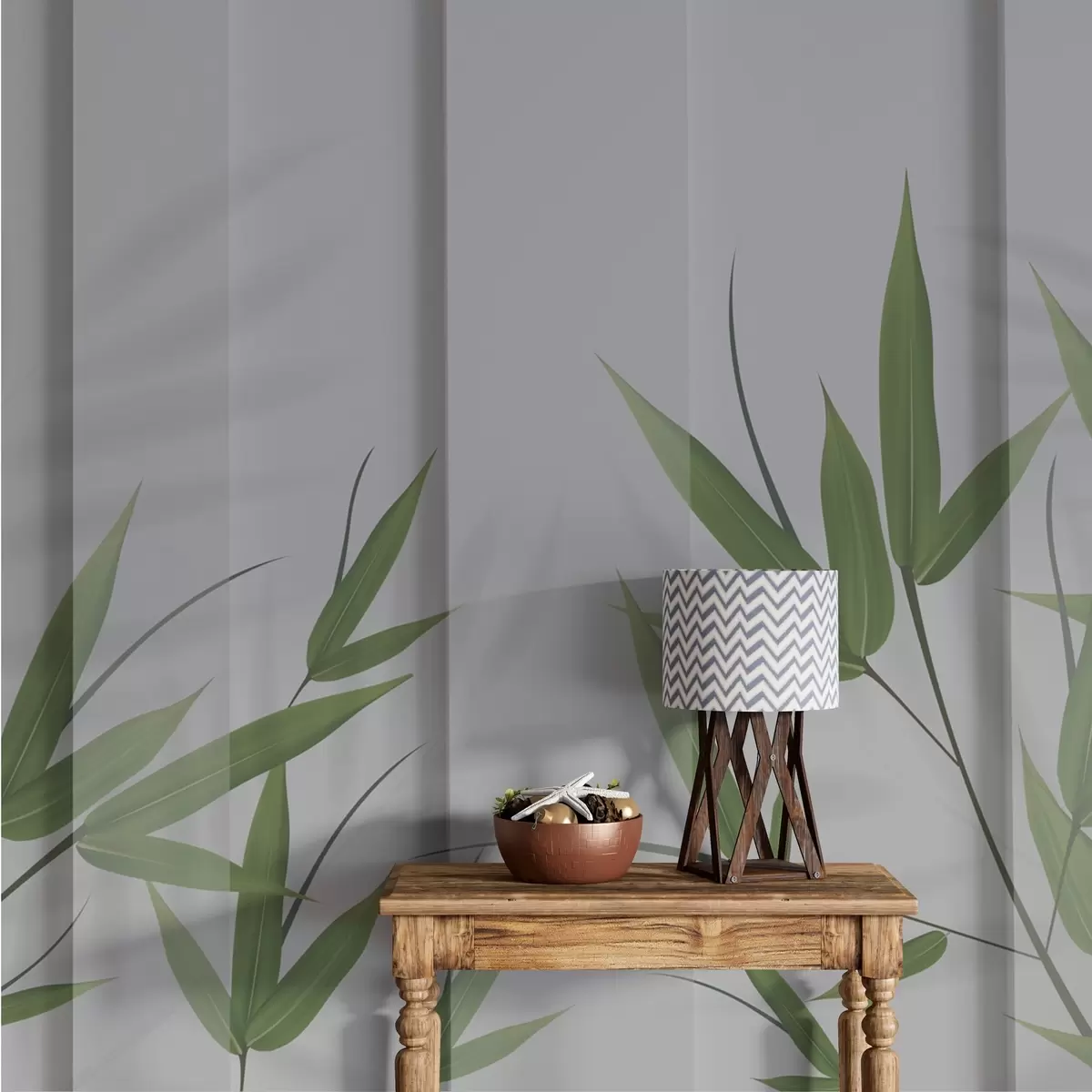 Fototapet Svěží listí na měkkém pozadí w00777