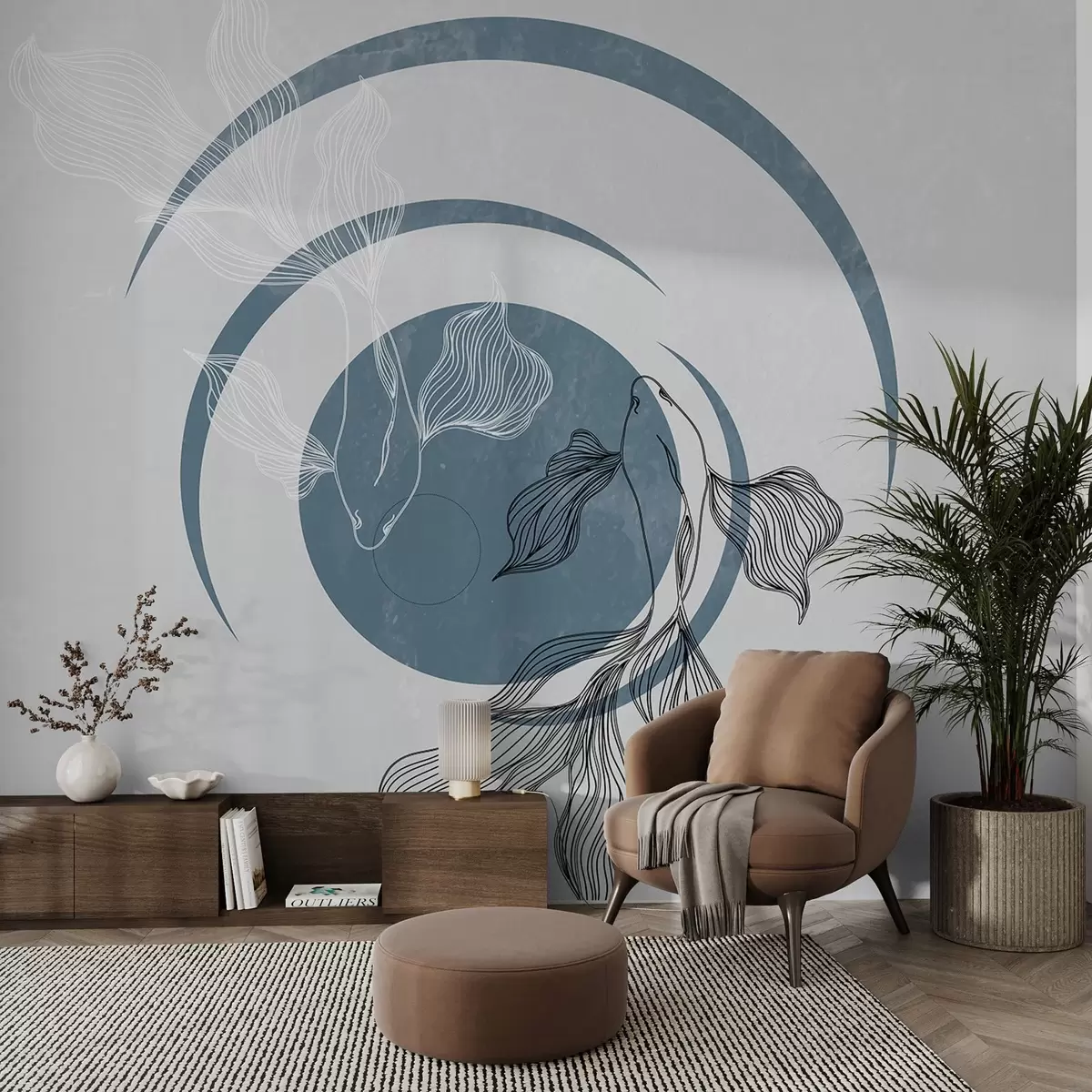 Fototapet Plynoucí krása v klidných vodách w00823v1