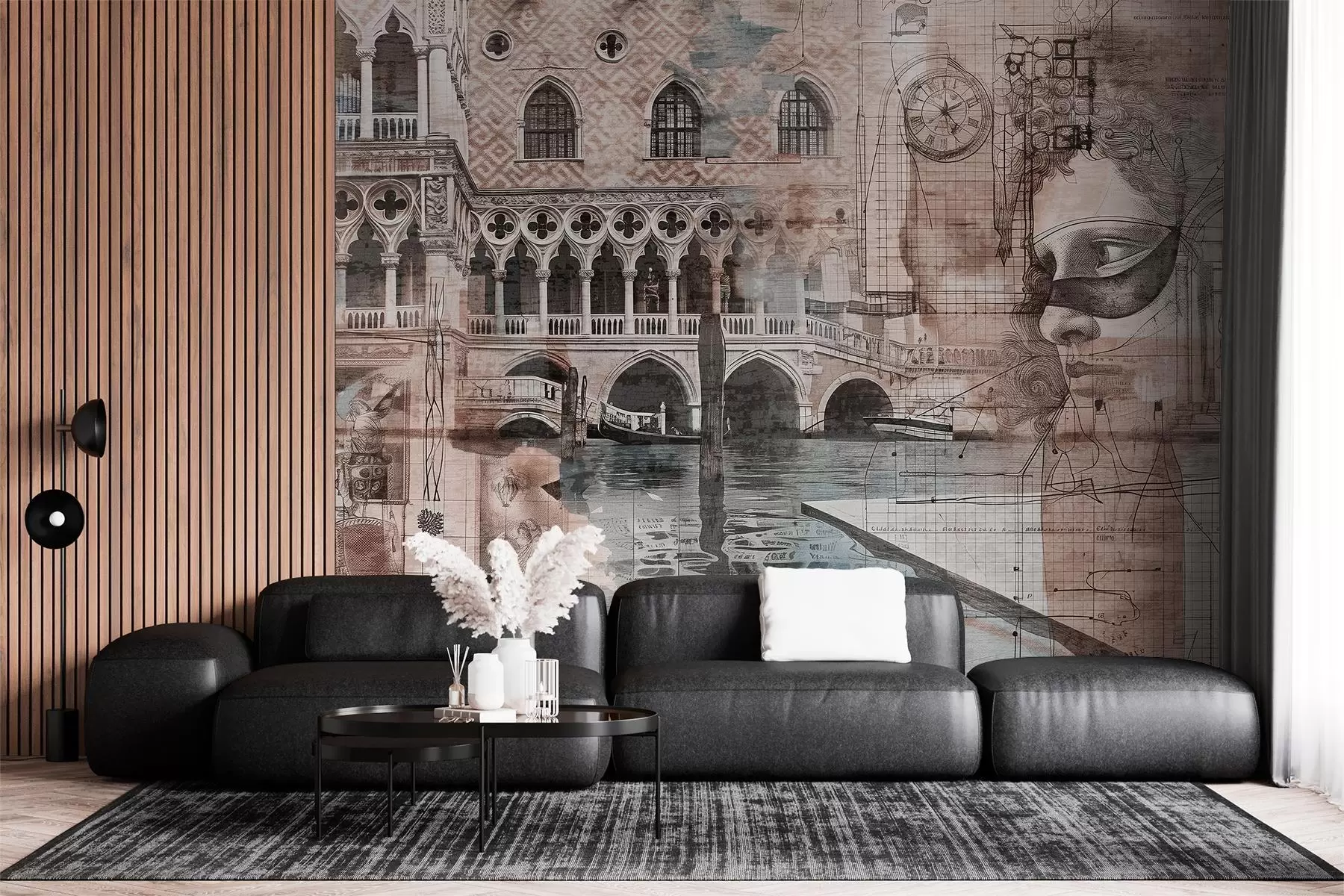 Fototapet Benátská architektura a umělecké projevy w00873