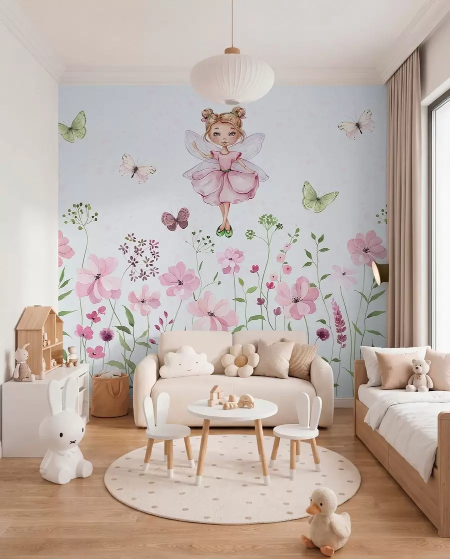 Fototapet Víla květinové louky w01460