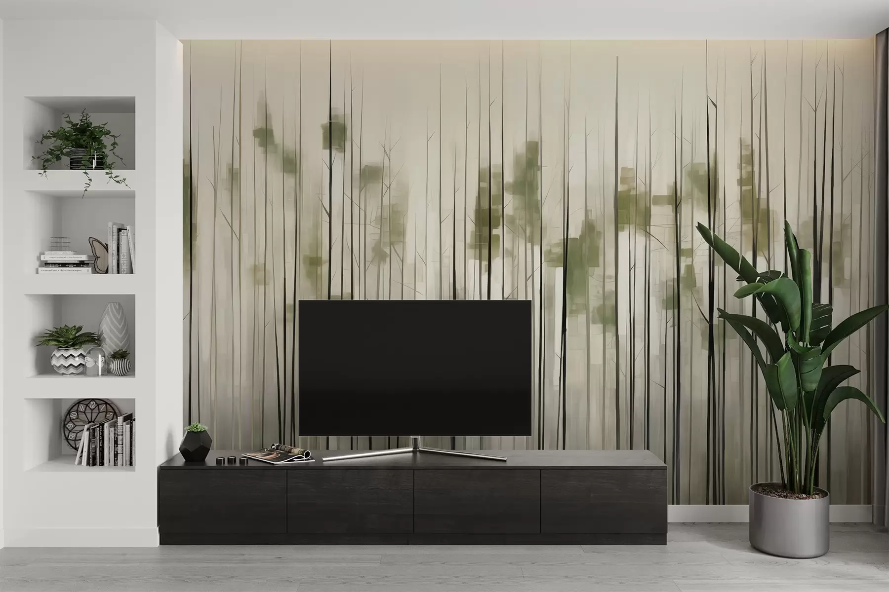 Fototapet Abstraktní les w08397