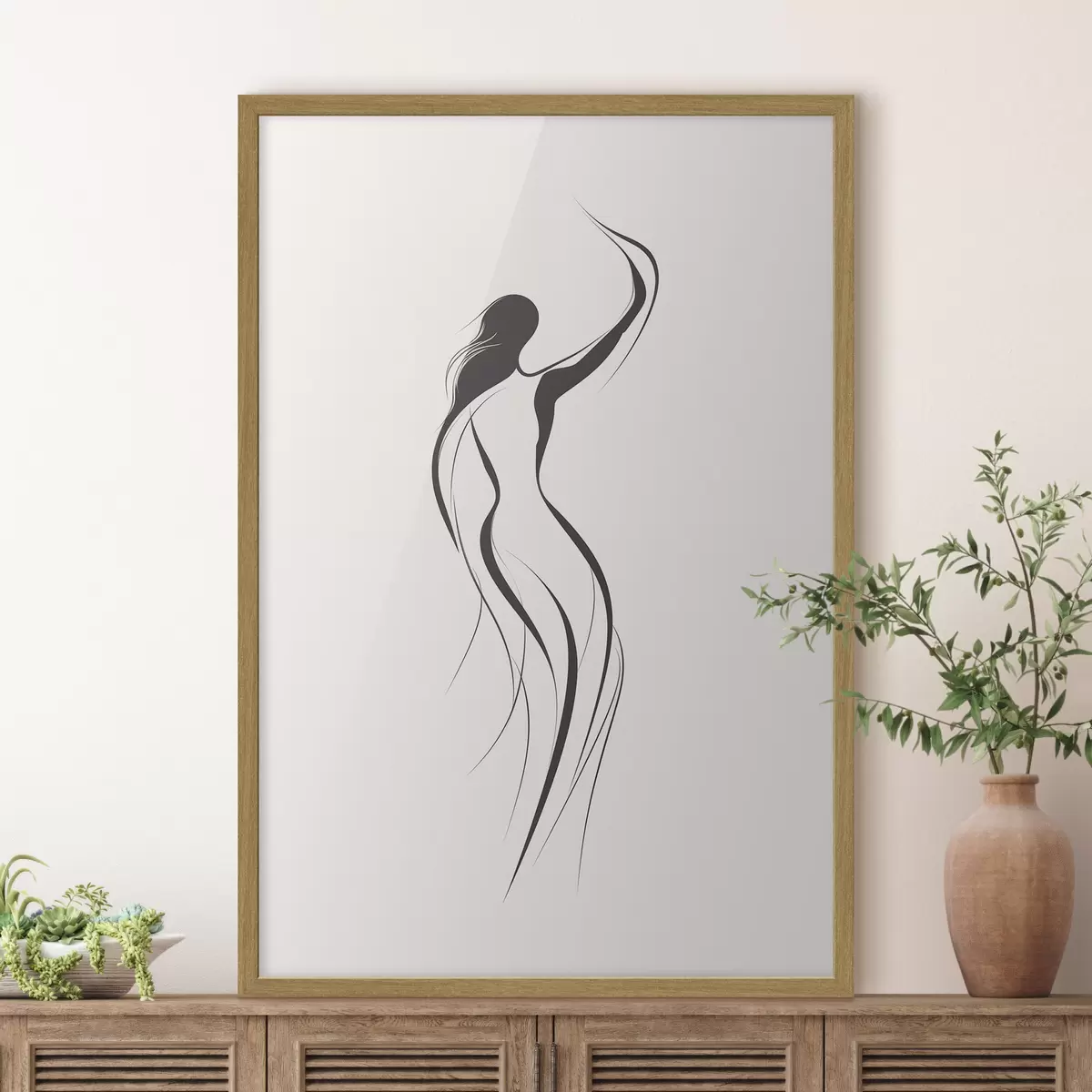 Poster Taneční abstrakce f41487