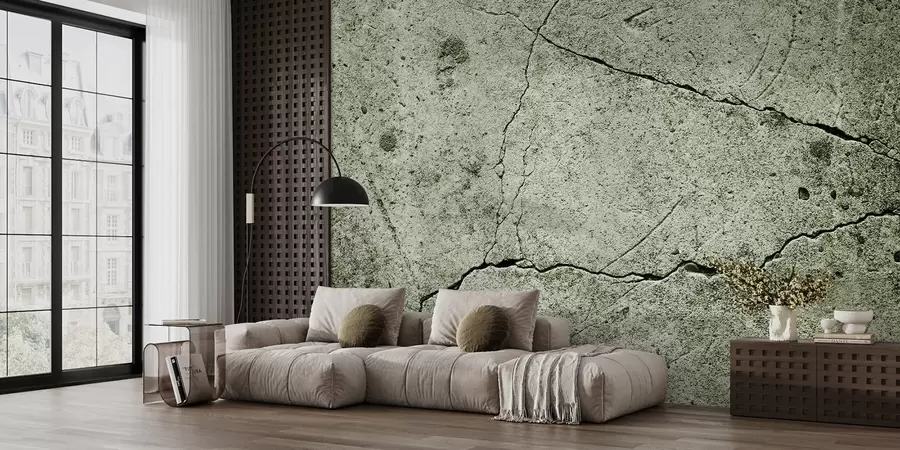Fototapet Zvětralý beton s popraskaným povrchem u75783v1