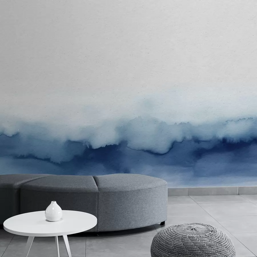 Fototapet Klidné modré odstíny se hladce prolínají u97859