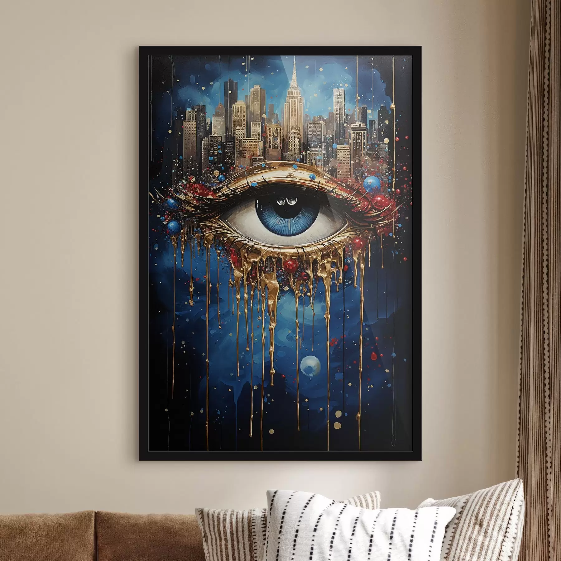 Fototapet Abstraktní pohled na město f41562