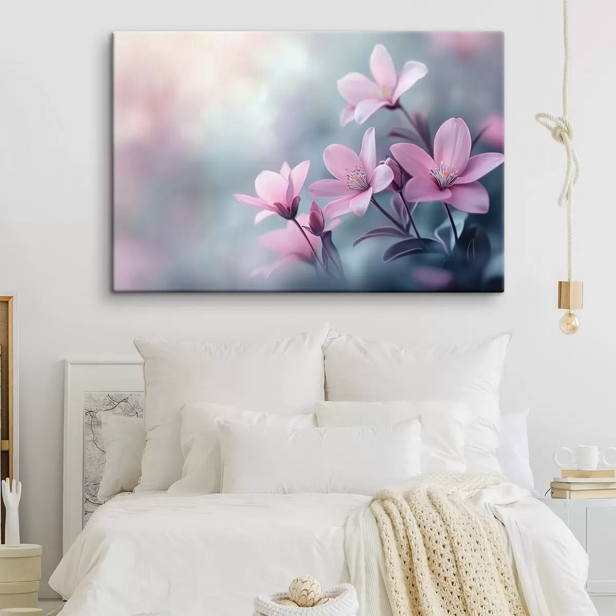 Obraz růžové květy zblízka Č. s41631