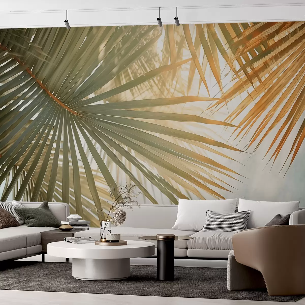 Fototapet Tropický palmový list zblízka w02230