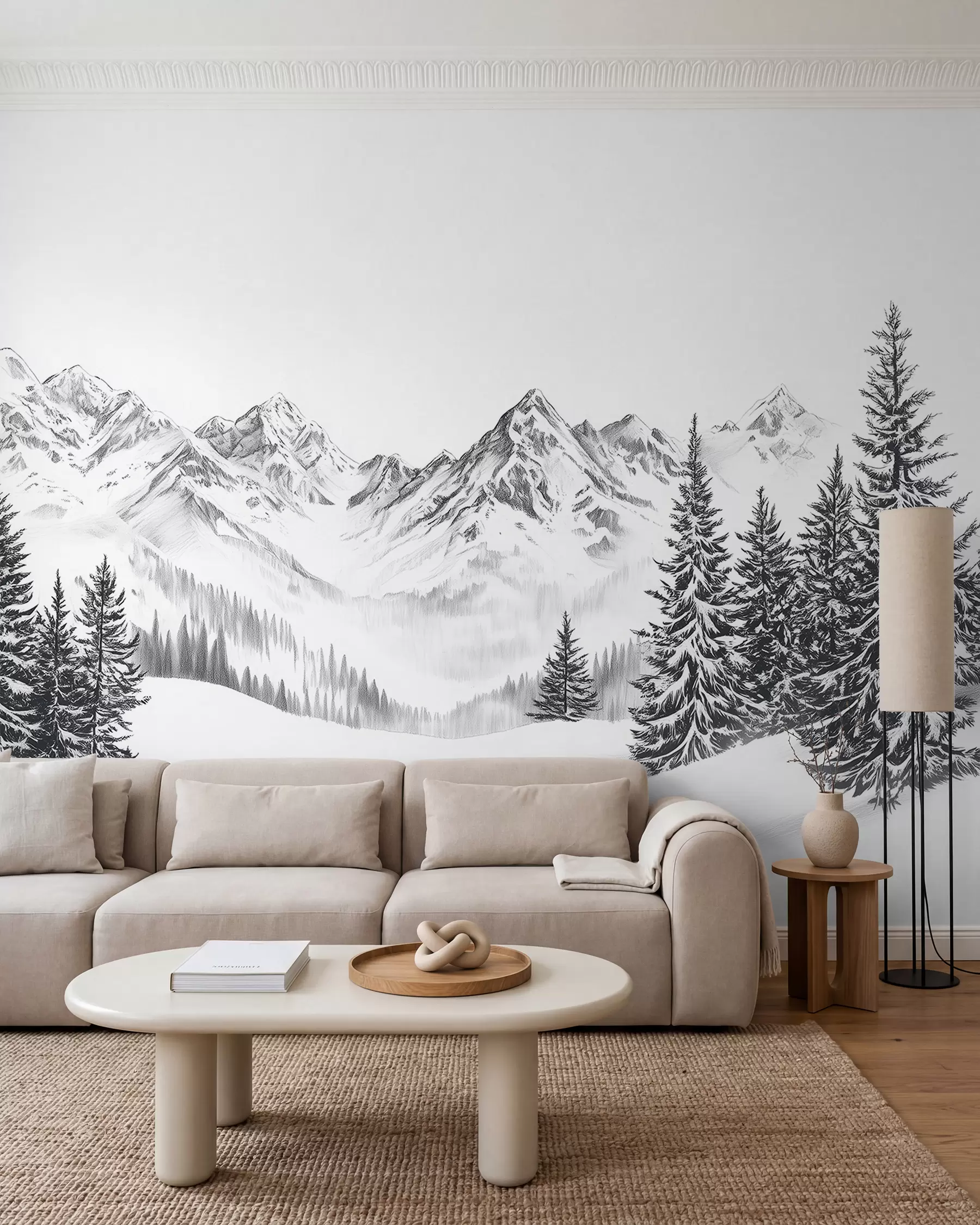 Fototapet Skica alpské zimy w02352