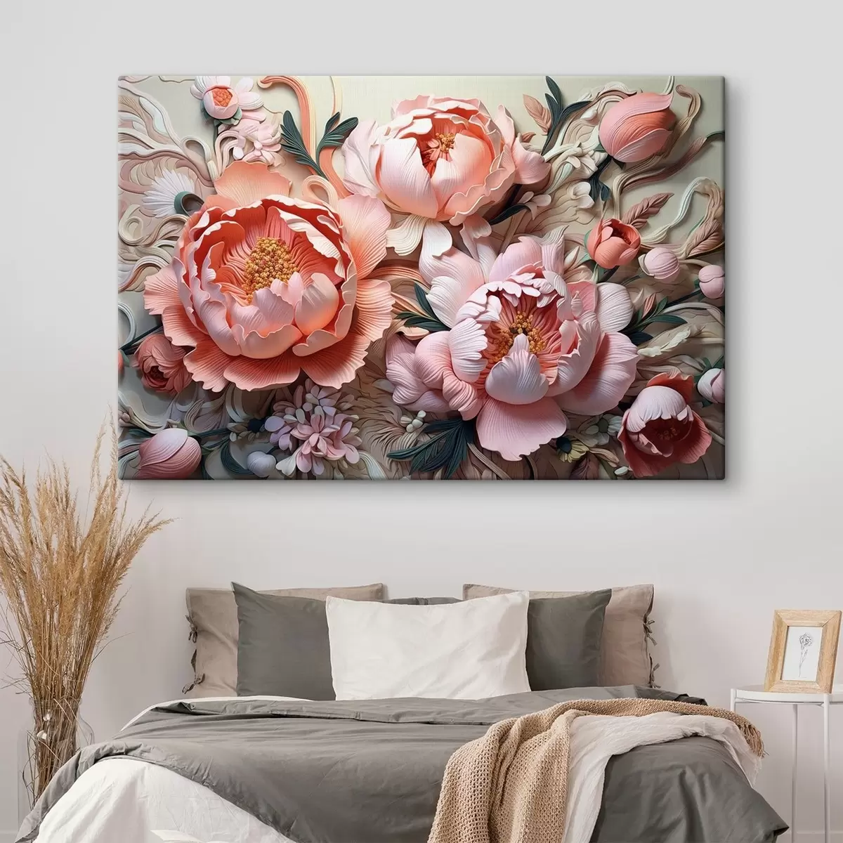 Obraz Svěží pivoňky v růžových tónech Č. s41859