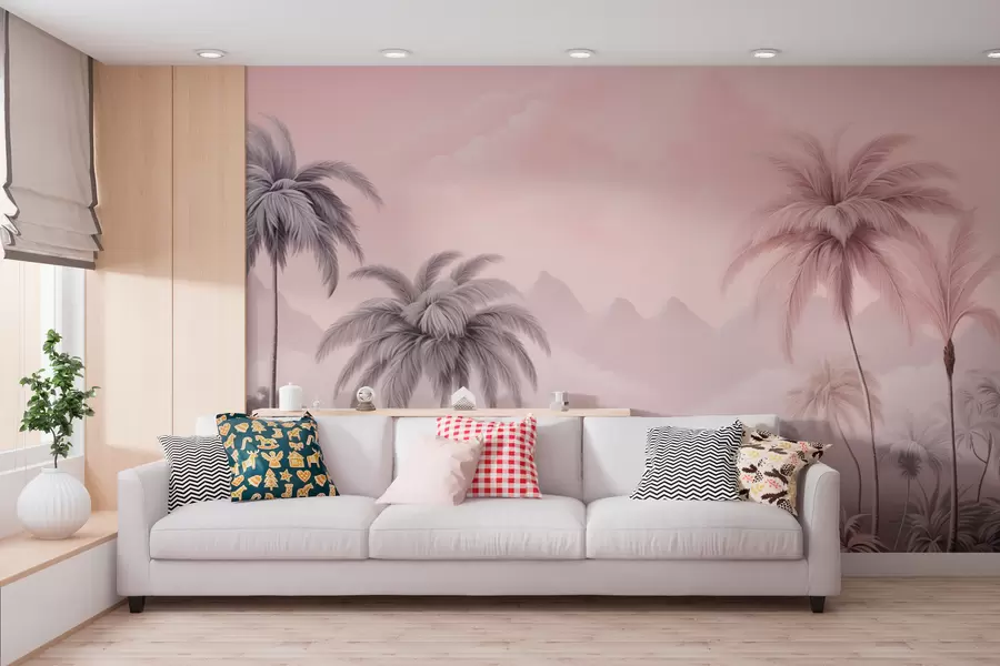 Fototapet Růžové tropy w02253