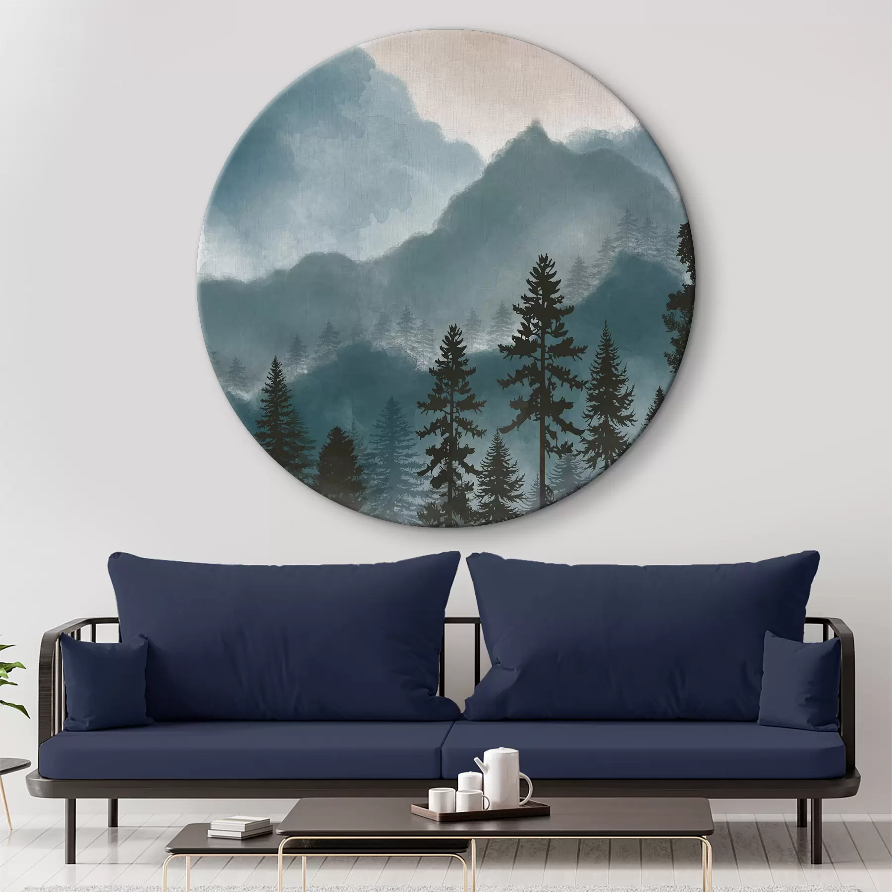 Obraz Abstraktní akvarel hory Č. r36607