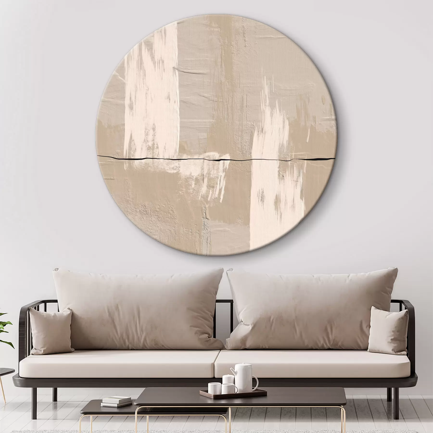 Obraz Béžová abstrakce Č. r36304