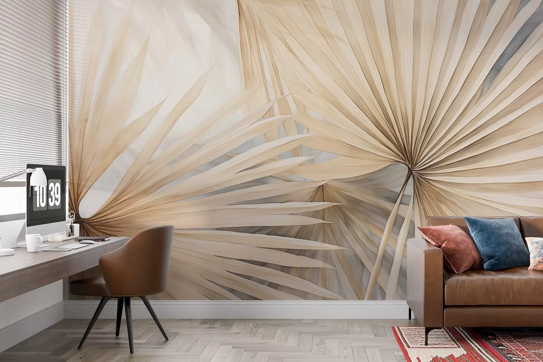 Fototapet Suché palmové listy w02431