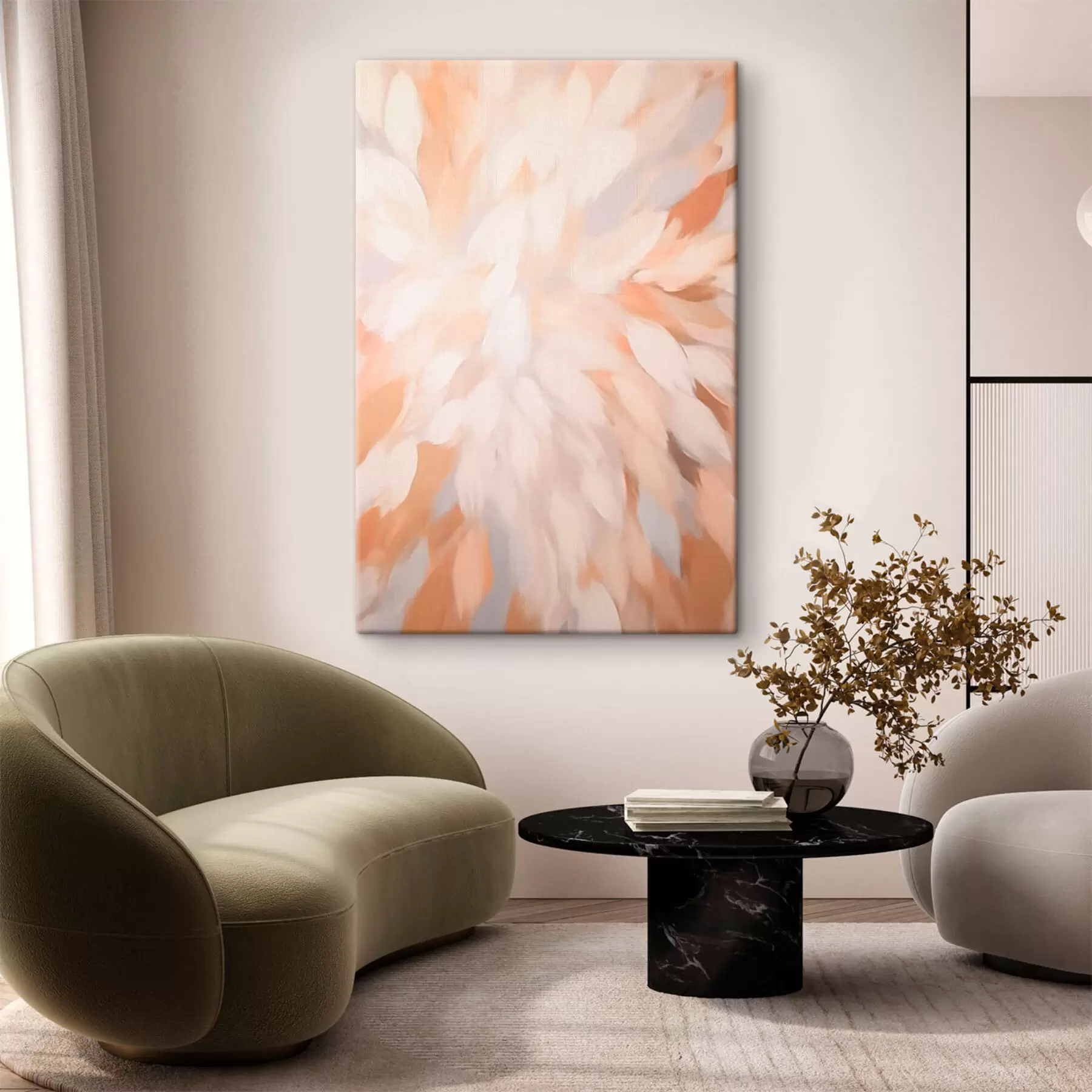 Obraz Abstraktní listy Č. s41794