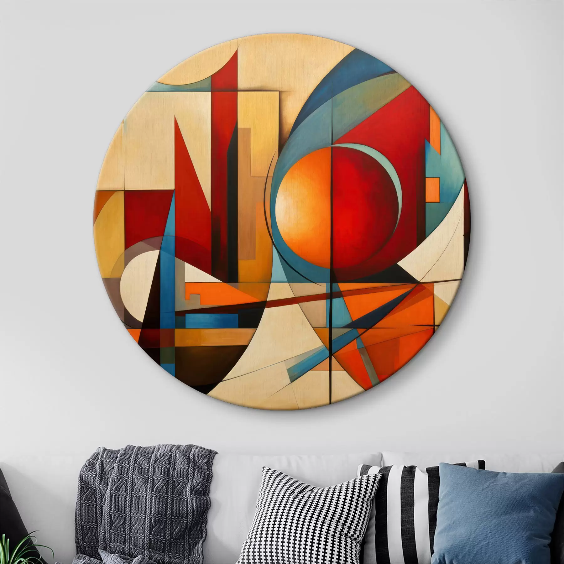 Obraz Abstrahování z geometrických tvarů Č. r36302