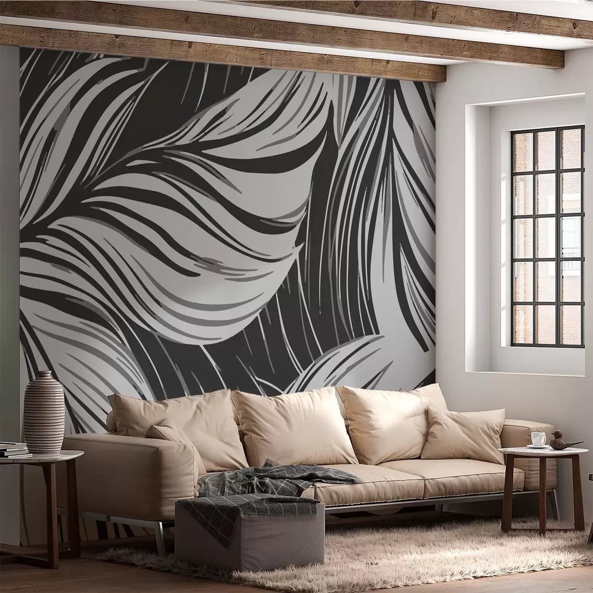 Fototapet Vzor listů w02415v1