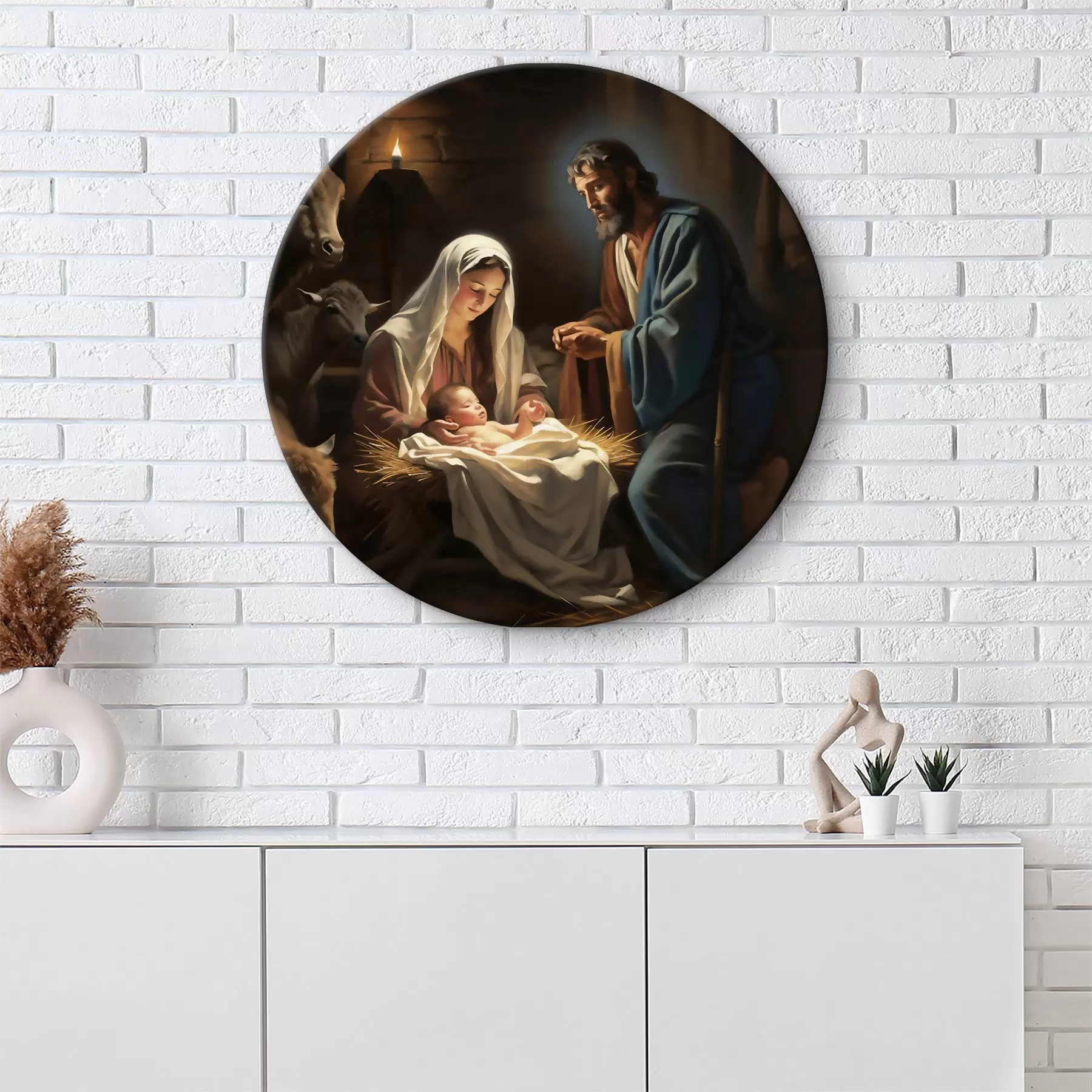 Obraz Umění, betlém a malování Č. r33488