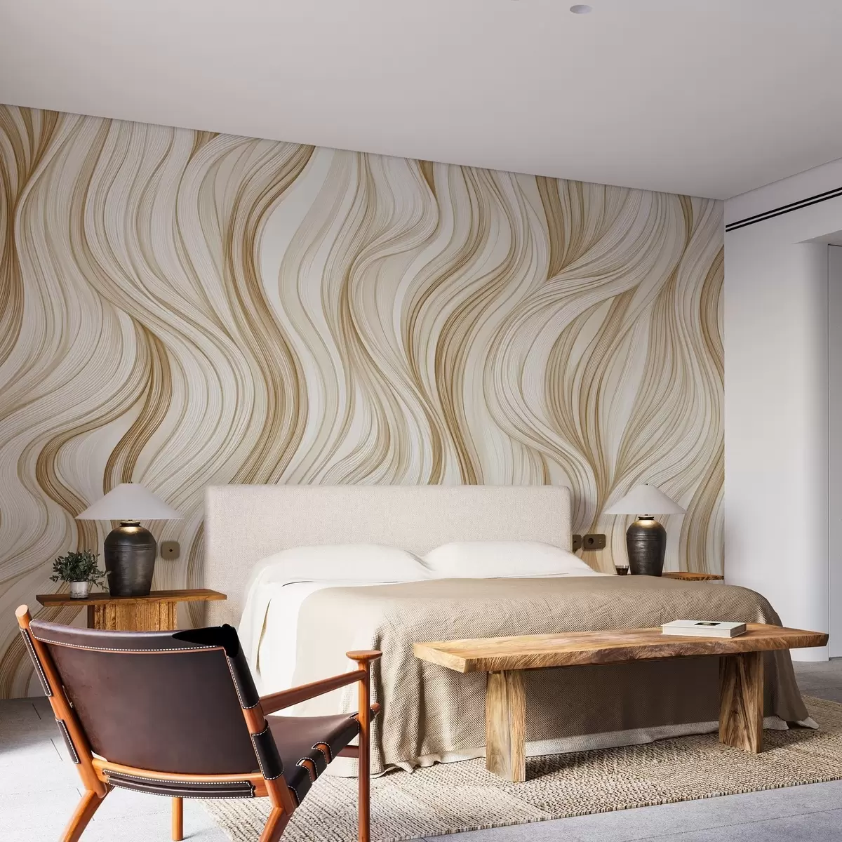 Fototapet Hladké vertikální vlny w02505