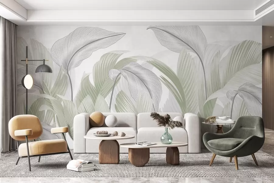 Fototapet Svěží listí w02508v3