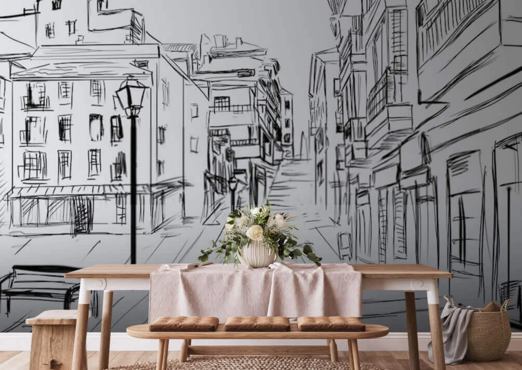 Fototapet Budova, černá e infrastruktura u51061