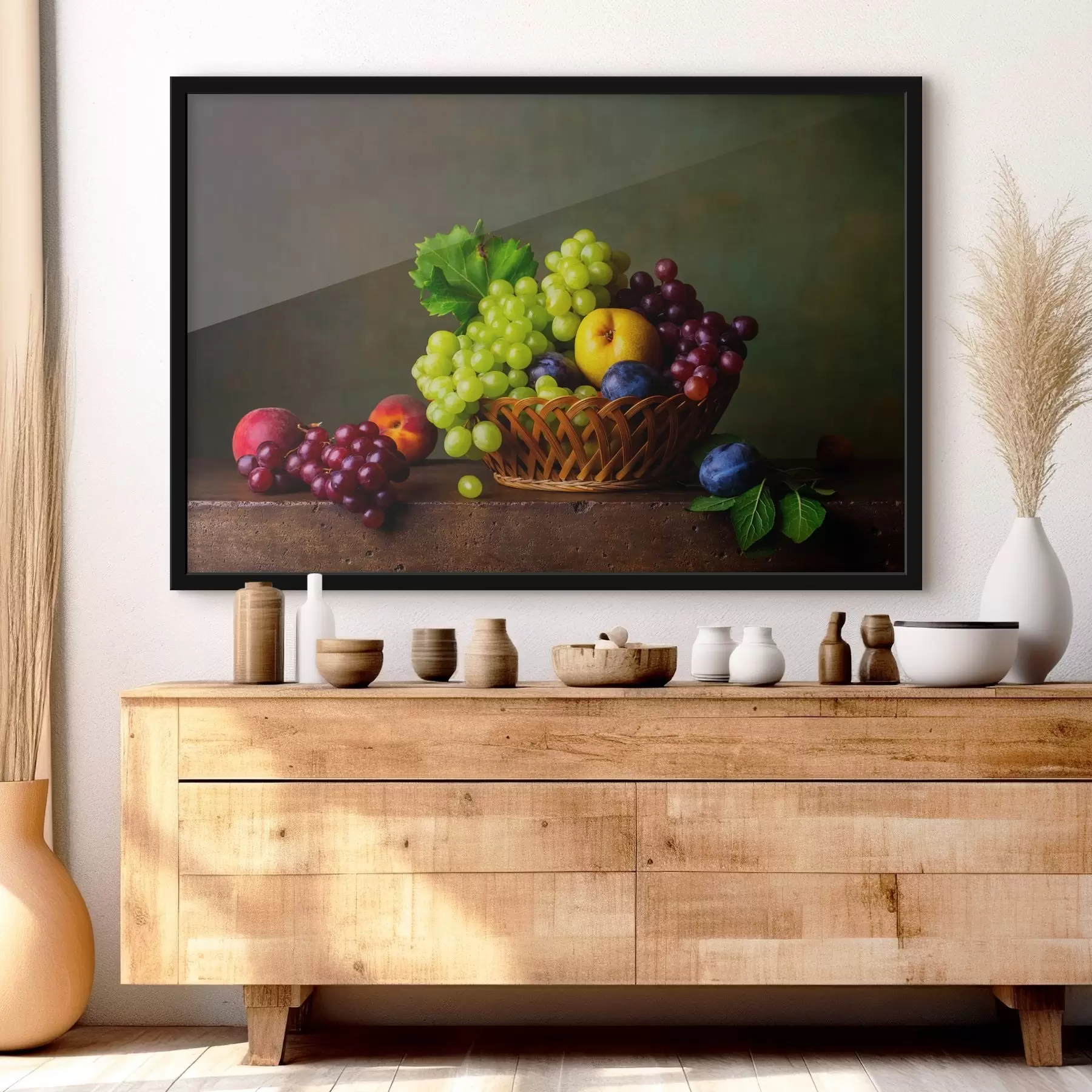 Fototapet koš s ovocem f31114