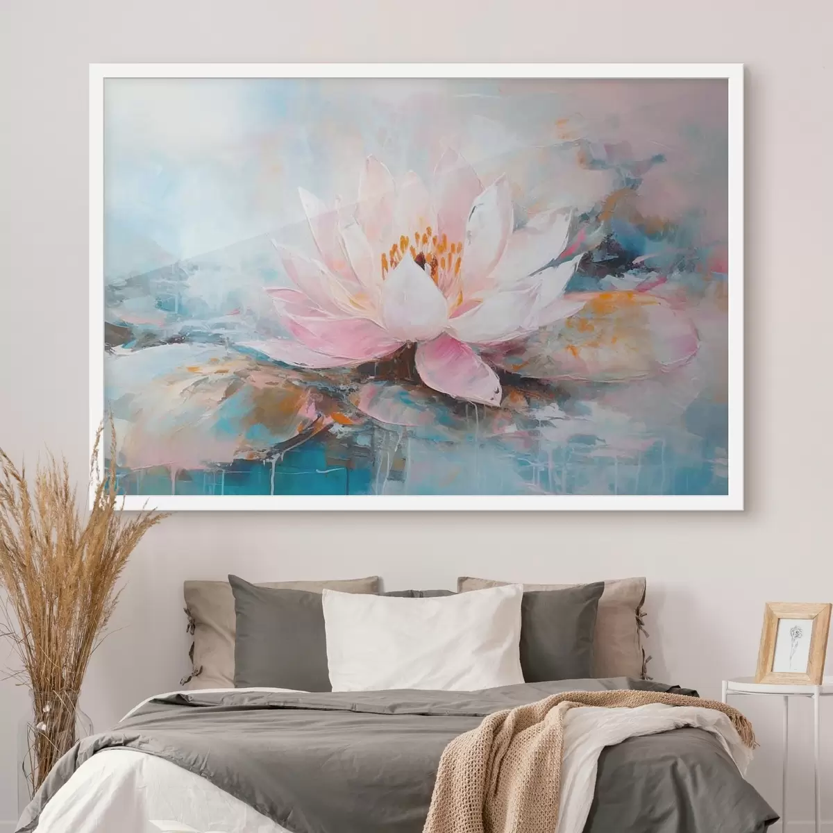 Poster Akvarelová ilustrace pivoňky f35449