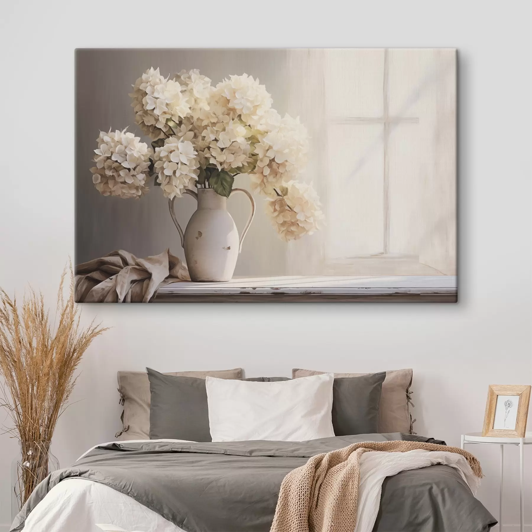 Fototapet Váza s květinami na okenním parapetu s41762