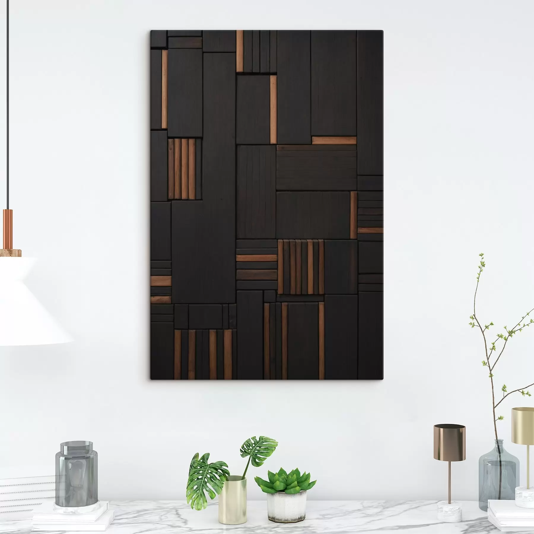 Fototapet Stěna s obrazem dřevěných obkladů s41782