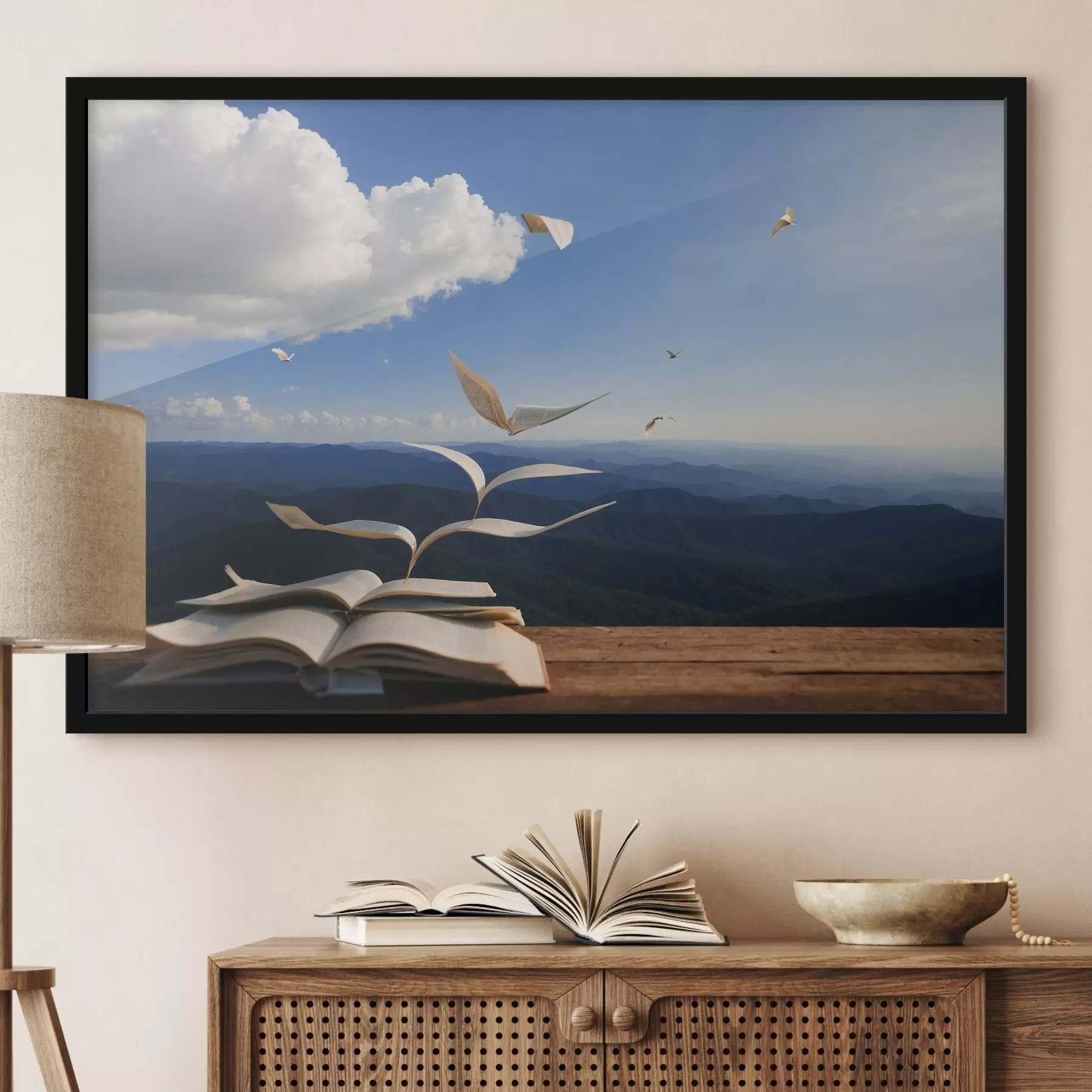 Obraz Létající stránky knihy Č. f42095