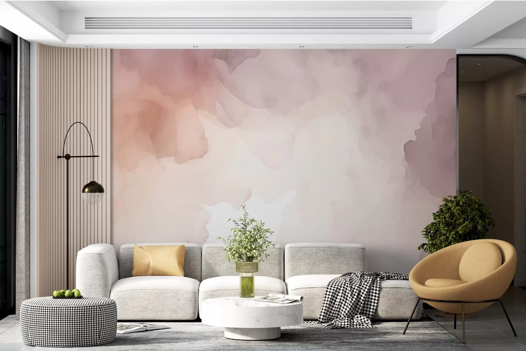 Fototapet Akvarelové kruhy w02607