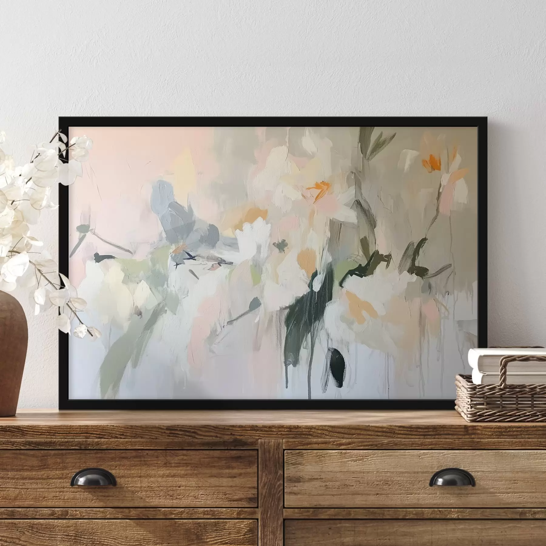 Fototapet Abstraktní kresba, akryl, jemné přírodní barvy f42204