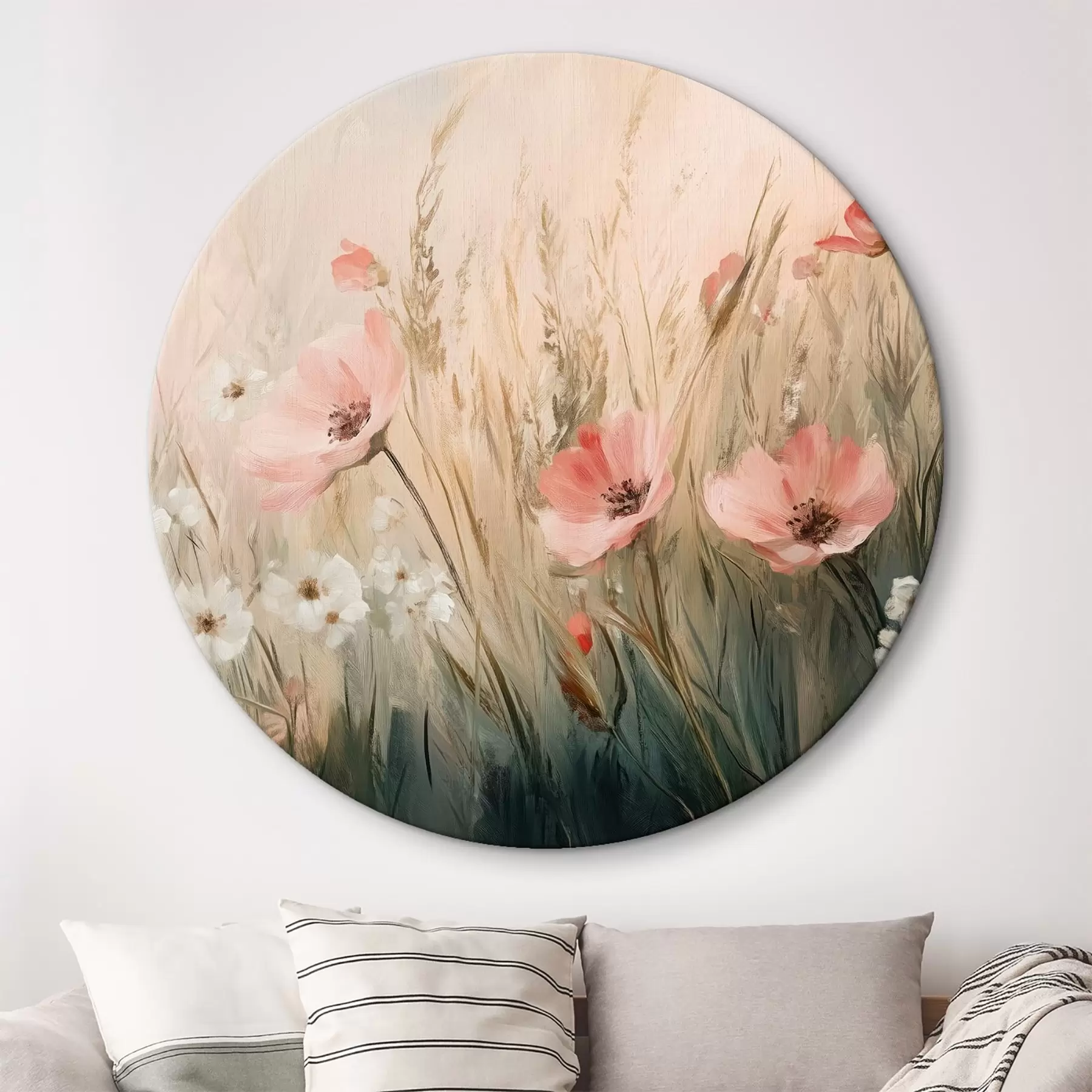 Obraz Květiny na louce, rustikální, akrylový styl Č. r42209