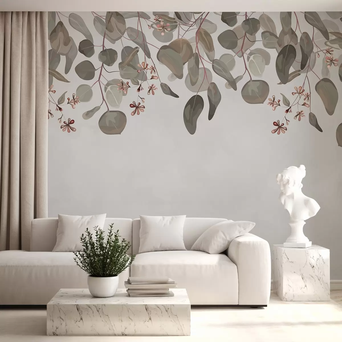 Fototapet listy na vrcholu w02668