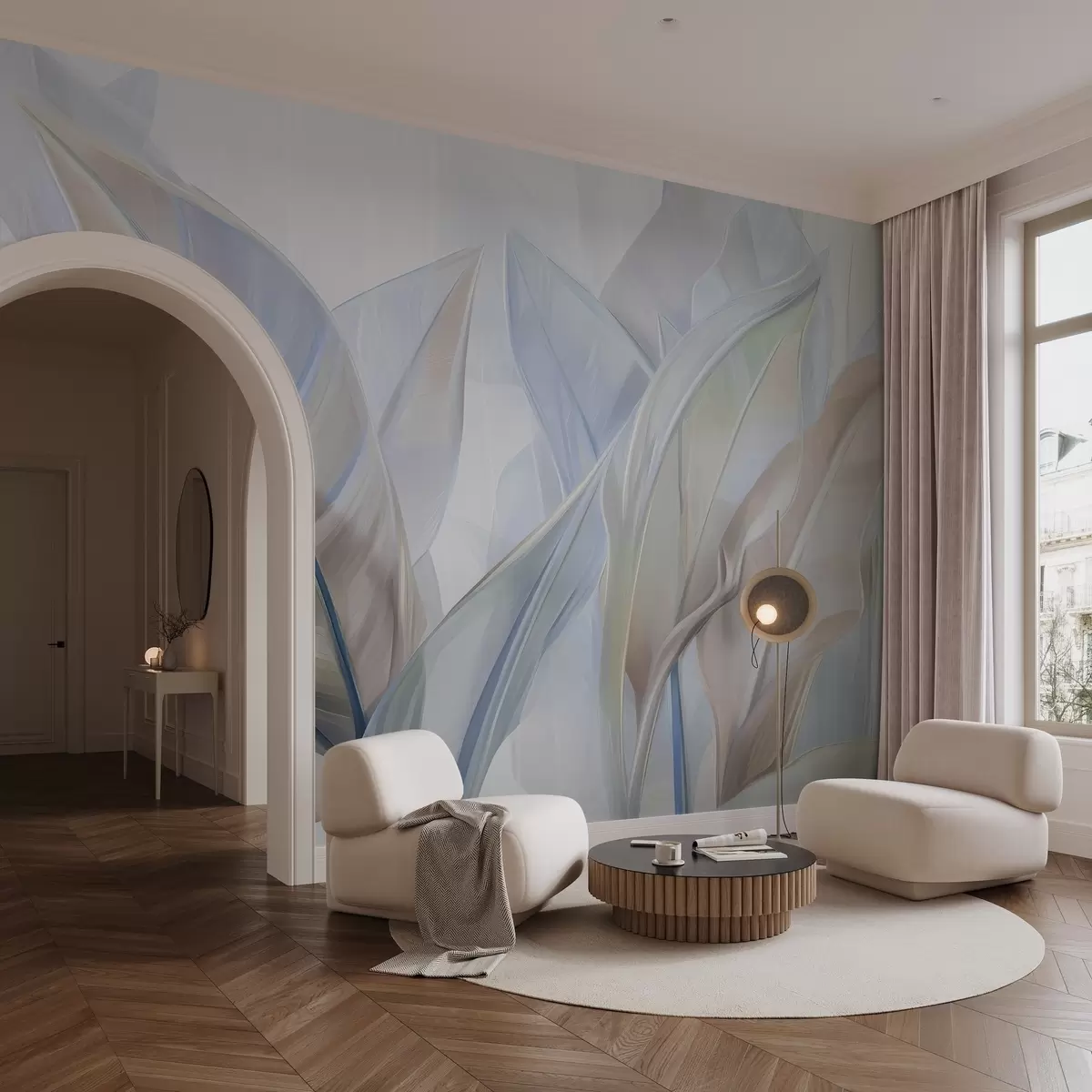 Fototapet Stylizované pestrobarevné listy w02624v1