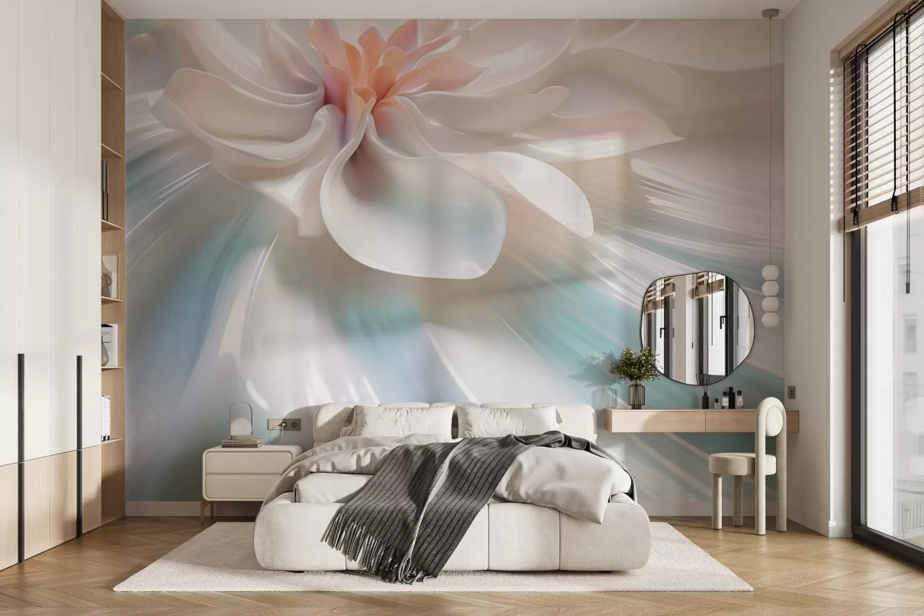 Fototapet Objemová nádherná květina  w02676