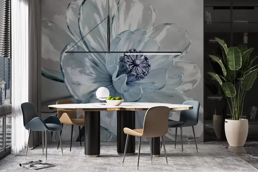 Fototapet Průhledná majestátní květina w02677v1