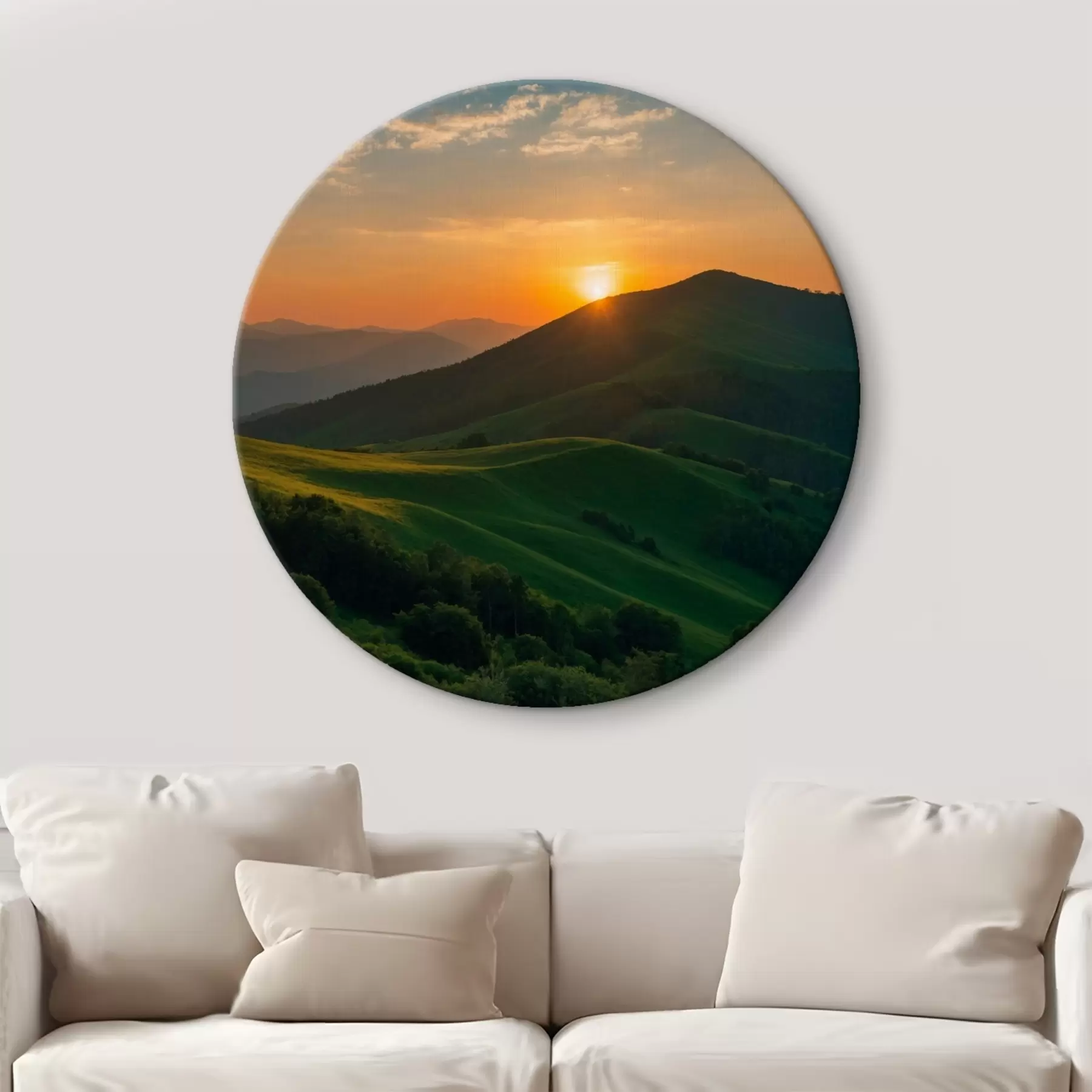 Obraz Pohled shora při západu slunce Č. r41045