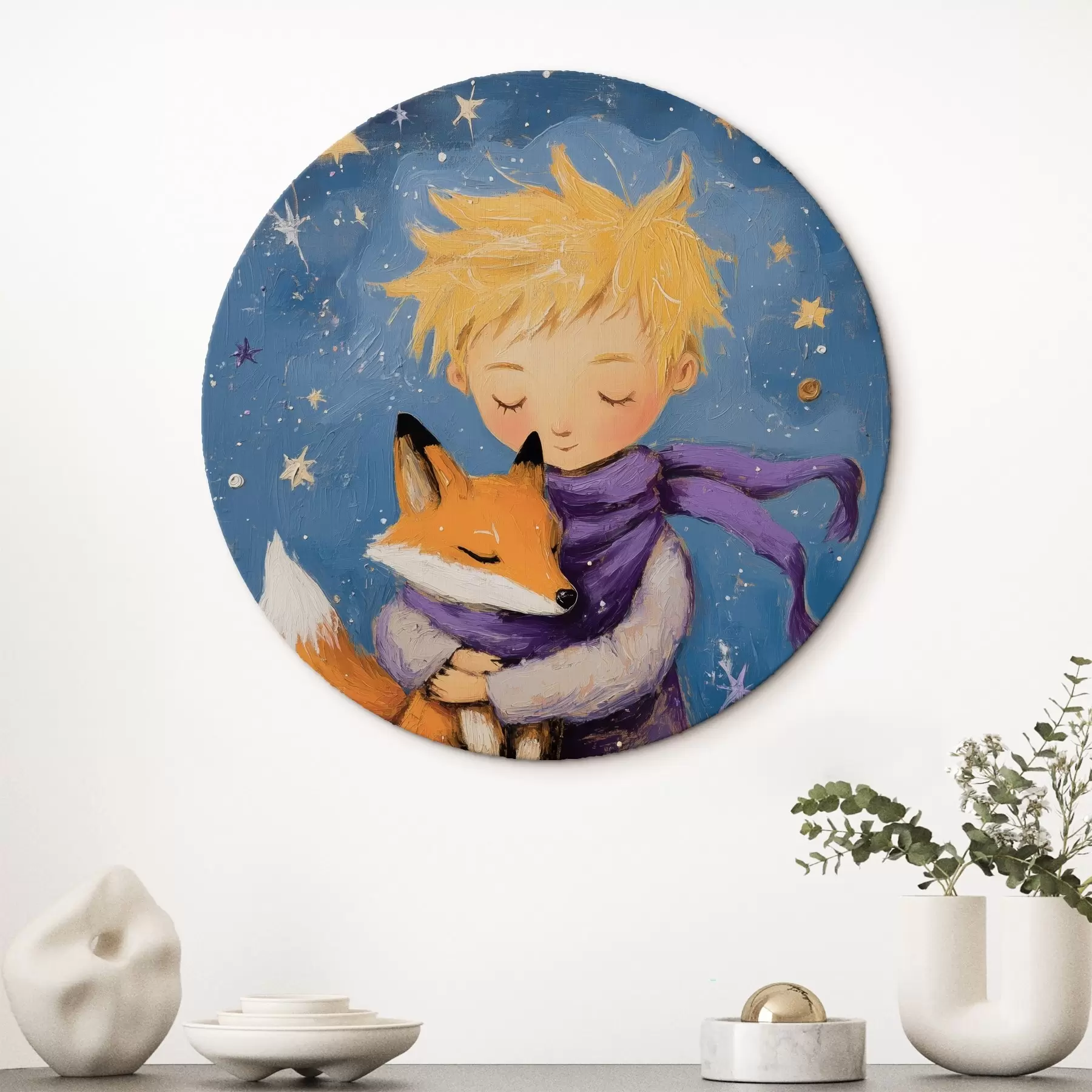 Obraz Malý princ objímá lišku Č. r41347