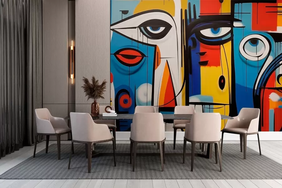 Fototapet Abstraktní portrét w02698