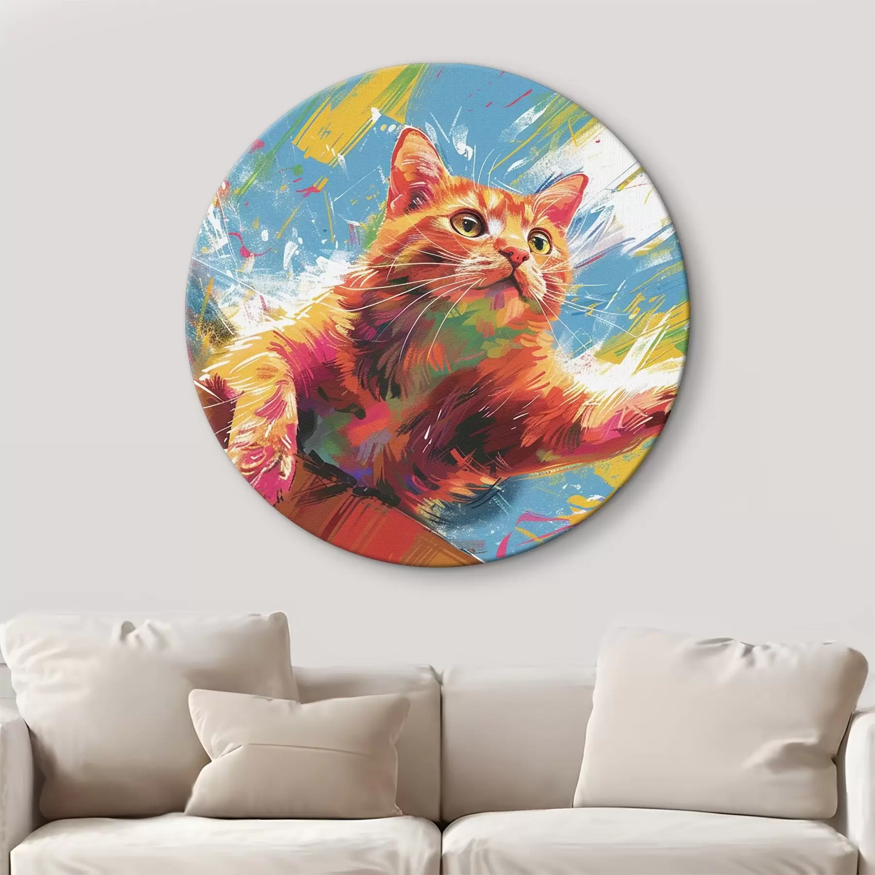 Fototapet Kočka vystrkuje tlapku r38251