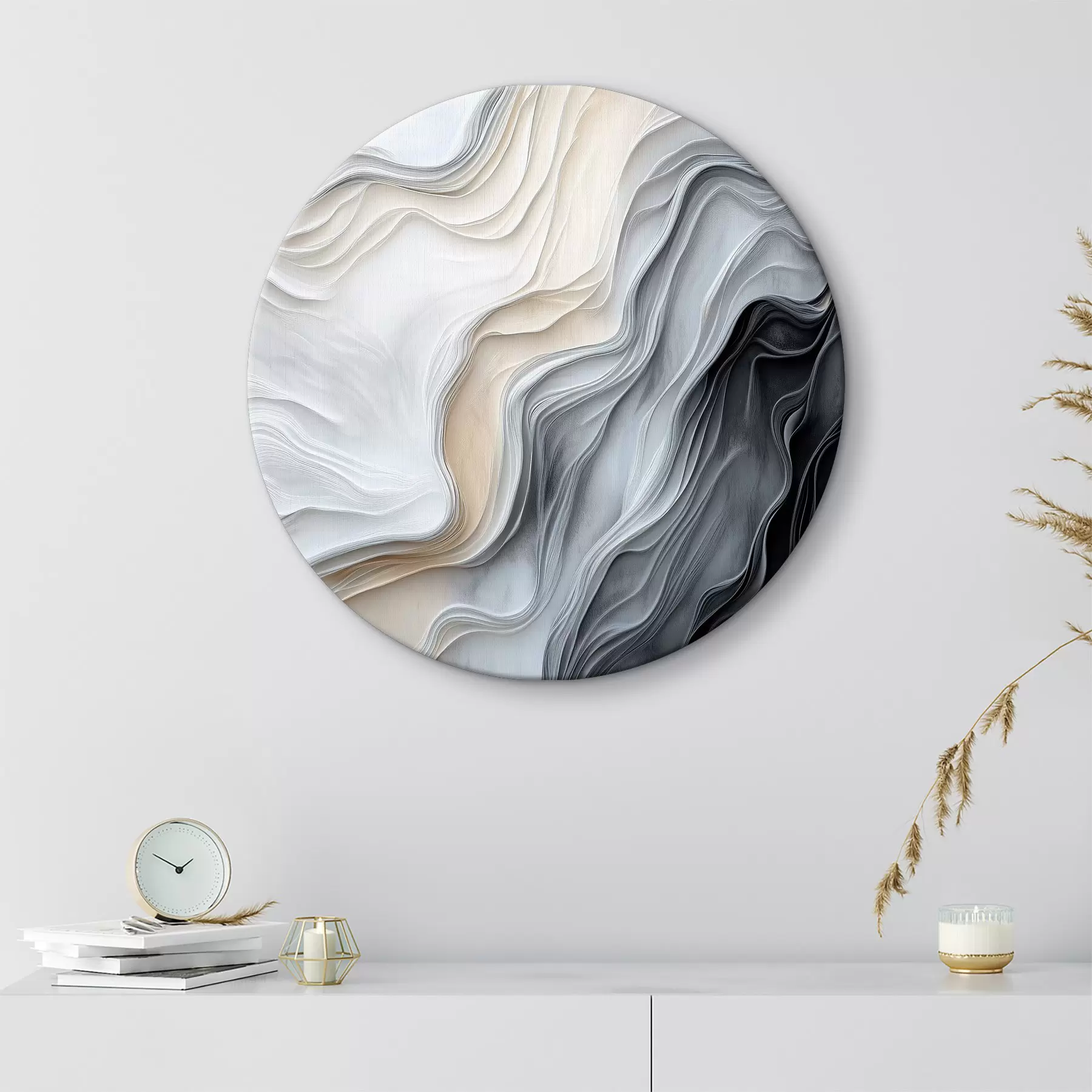 Obraz Abstraktní vlny s imitací textury Č. r40507