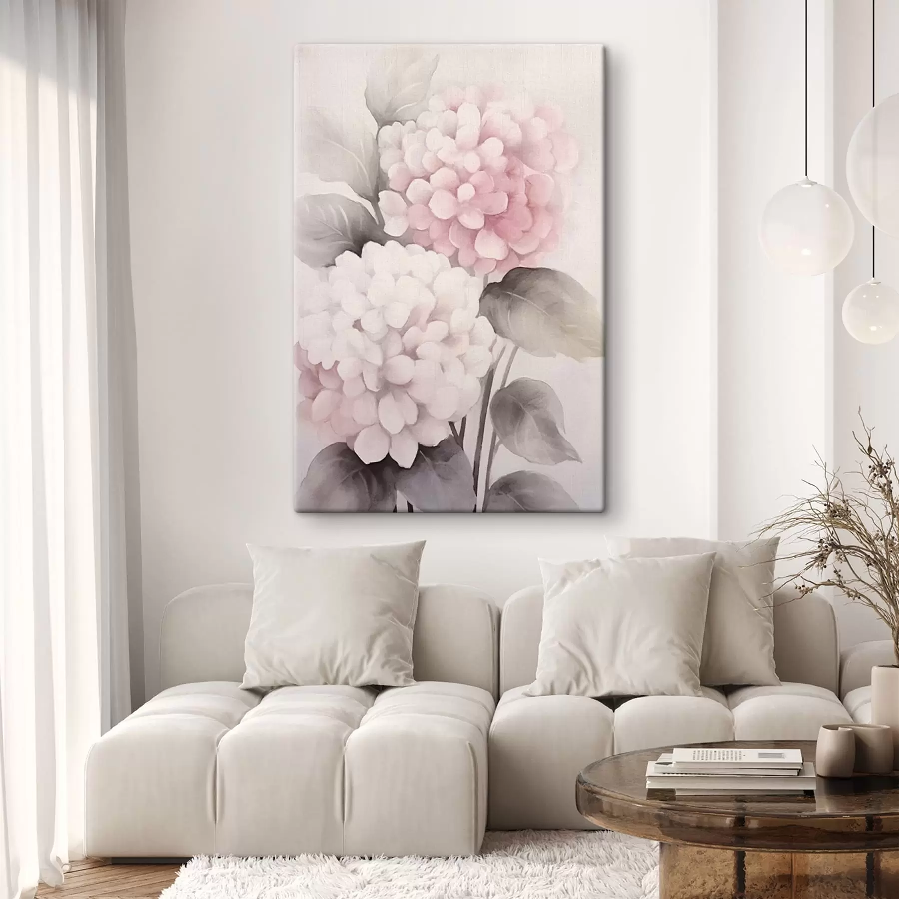 Fototapet Květy hortenzie s42348